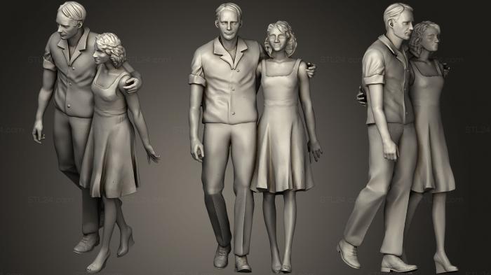 Статуэтки люди (Человек3, STKH_0235) 3D модель для ЧПУ станка